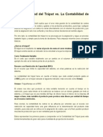 La Contacbilidad Del Trúput vs. La Contabilidad de Costos