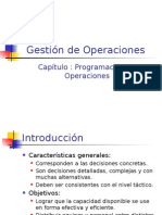 Programacion de Operaciones