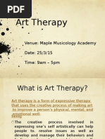 Art Therapy: Venue: Maple Musicology Academy Date: 25/3/15 Time: 9am - 5pm