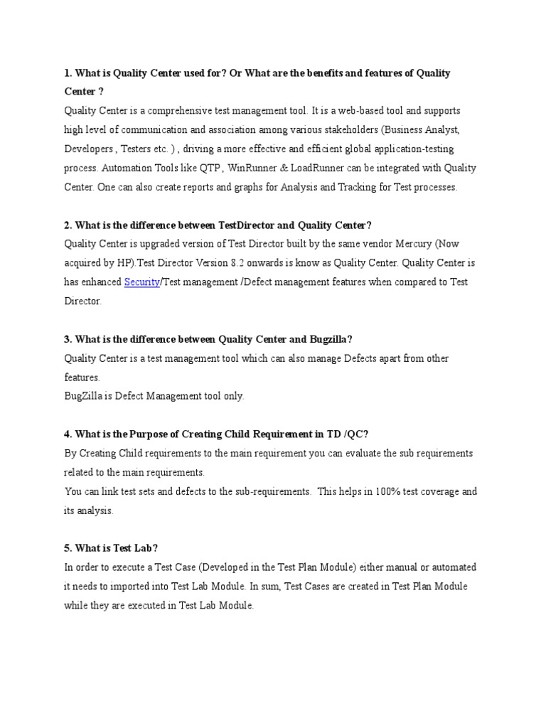 QC Interview Questions PDF Microsoft Excel Software Testing