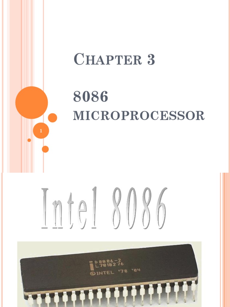8086 PPT | PDF | Assembly Language | Central Processing Unit