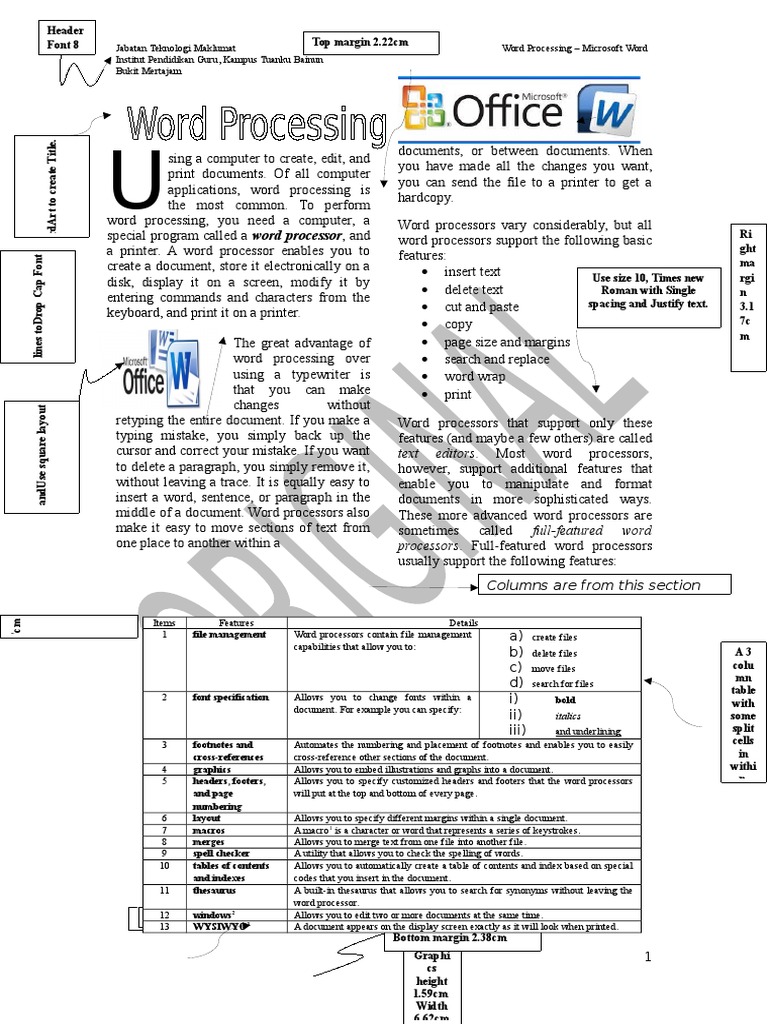 Text Editors. Most Word Processors,: File Management | PDF | Word ...