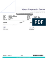 Laboratory Test Report: Male 22 Years