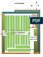 Plan View of Farmland W: Pond (8x300 Sq. FT.) Rest Tubewel L