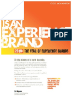 The Year of Experience Brands