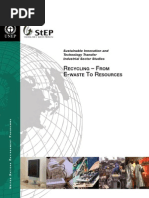 U.N. Study on E-Waste