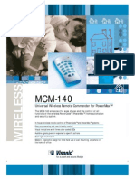 Visonic MCM140 Data Sheet