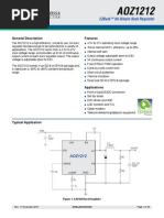 General Description Features: Ezbuck™ 3A Simple Buck Regulator