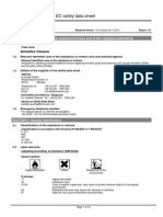 EC Safety Data Sheet: Armaflex Cleaner