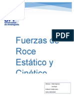 Fuerzas de Roce y Estaticas 2