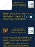 Curso de Manejo y Cuidados A Equipos