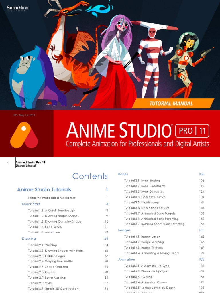 Anime Studio Pro 11 Tutorial Manual Pdf Double Click Software
