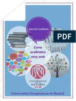 Guía del estudiante de la Universidad para los Mayores (UCM) - Curso 2015-2016