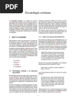 Escatología Cristiana