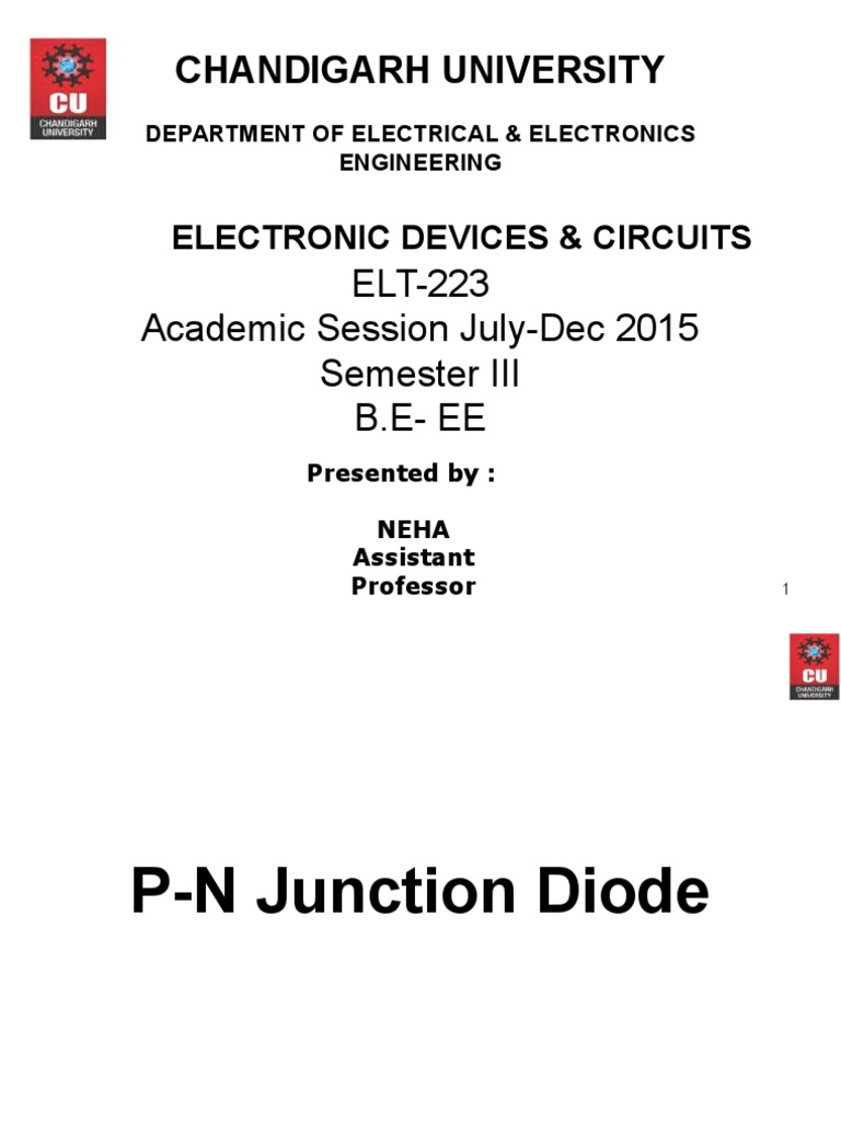 PN Junction | PDF | P–N Junction | Semiconductors