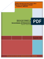 Folleto 3 Bioquimica Generalidades Del Metabolismo PDF