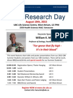 2015 Research Day Flyer