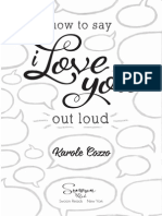 How To Say I Love You Out Loud by Karole Cozzo