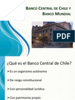 Banco Central de Chile y BM, presentacion