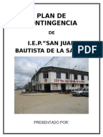 Plan de Seguridad Iep San Juan Bautista La Salle Corregido