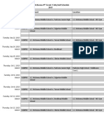 JC Mckenna 8th Grade Volleyball Schedule 2015