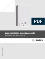 Aquecedor de água a gás manual instalação