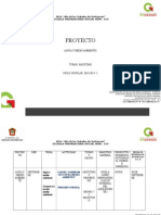 Proyecto Agua y Medio Ambiente CT14