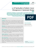 Influence of Spirituality in Pediatric Cancer Management: A Systematic Review