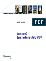 Wufi Meteonorm7 en