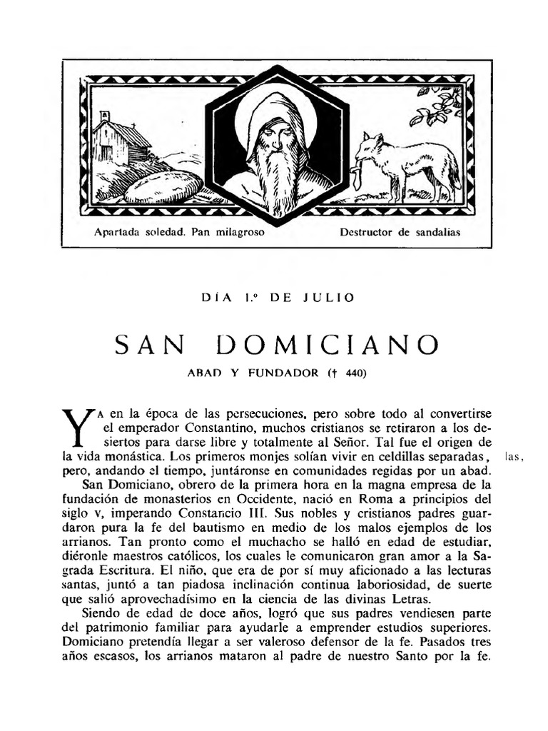 Vidas de Santos Julio-Agosto | PDF | Papa | obispo, image size:768x1024