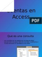 Cuentas en Access