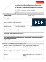Formulario Contestacao Desacordo Com Contato Santander Jan 14 PDF