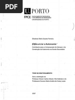 D Enunciar a Autonomia Contributos Para a Compreensao Da Genese e Da Construcao Da Autonomia Na Escola Secundaria