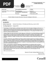 CSIS Investment Plans and Project Approvals