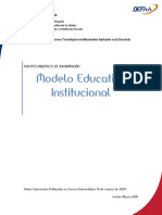 Modelo Educativo Institucional