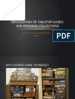 Organization of Tabletop Games-Personal Collections