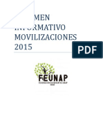 Resumen Informativo Movilización 2015.