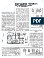 Transformer Coupled Amplifier SH Trans Coupled