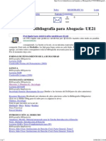 Abogacia - Bibliografia Toda La Carrera - (Bibliografía para Abogacía - UE21)