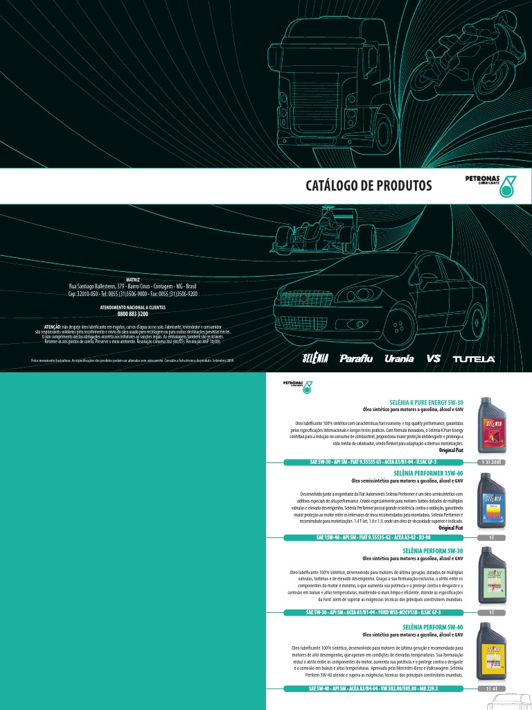 Catalogo Produtos Petronas | PDF