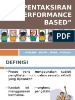 Pentaksiran Performance Based