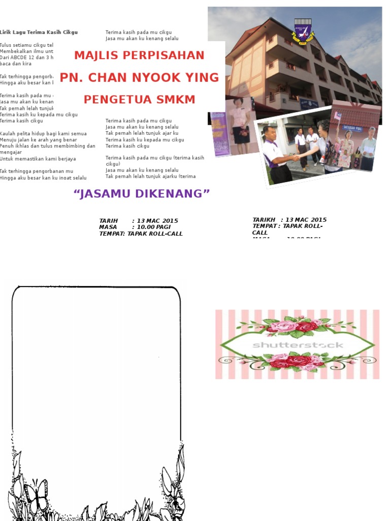 Buku Program Perpisahan Madam 1 Pdf