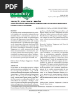 TRADIÇÃO, IDENTIDADE E REGIÃO