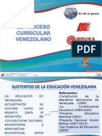 Proceso Curricular Venezolano