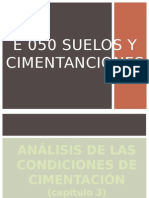 E 050 Suelos y Cimentanciones