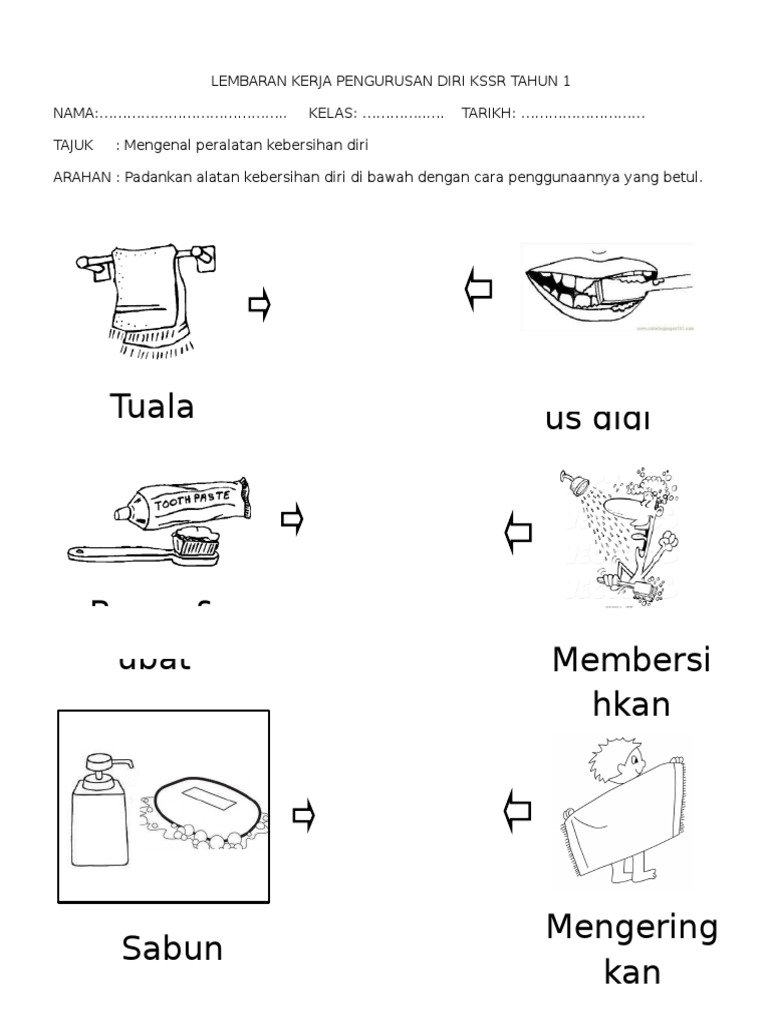 Lk Pd1 Alatan Kebersihan Diri 1 Pdf