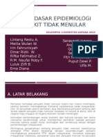 Konsep Dasar Epidemiologi Penyakit Tidak Menular