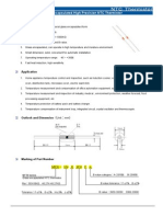 MF58 Glass Encapsulated High Precision NTC Thermistor: Features