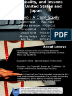 Lenovo - A Case Study.