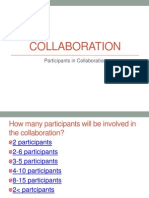 Interactive Collaboration Participants in Collaboration